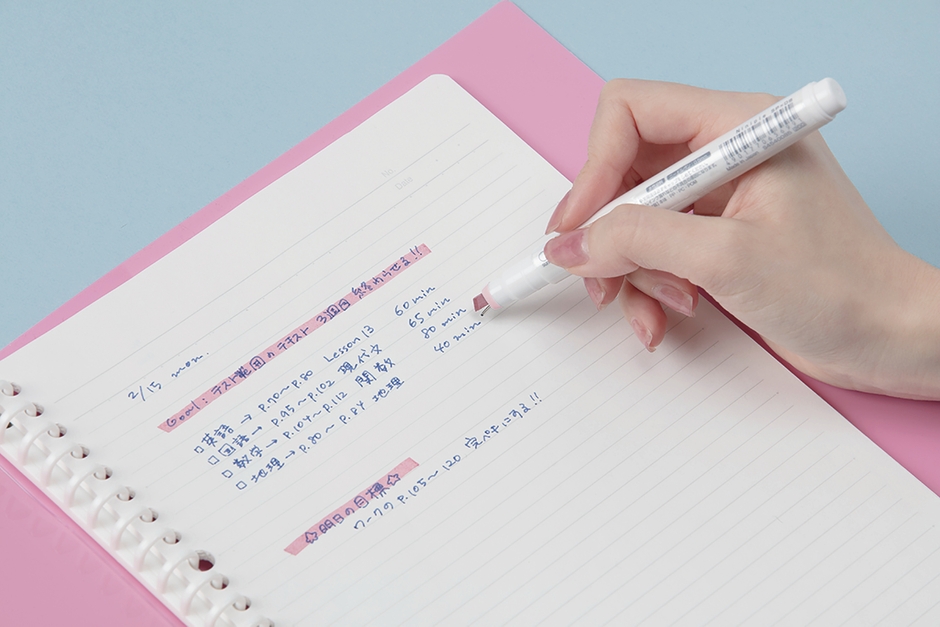使い方 ペンで書く