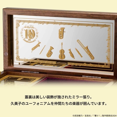 蓋裏のミラー