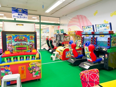 フリープレイのゲームコーナー