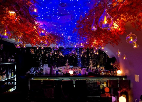 秋のイルミネーションイベント『キャンドルと紅葉 2025』 吉祥寺の「夜カフェ・夜パフェ SUN Tama Bar」で開催中！