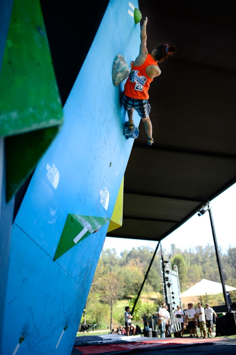 野口選手_Master de Bouldering 2014_優勝