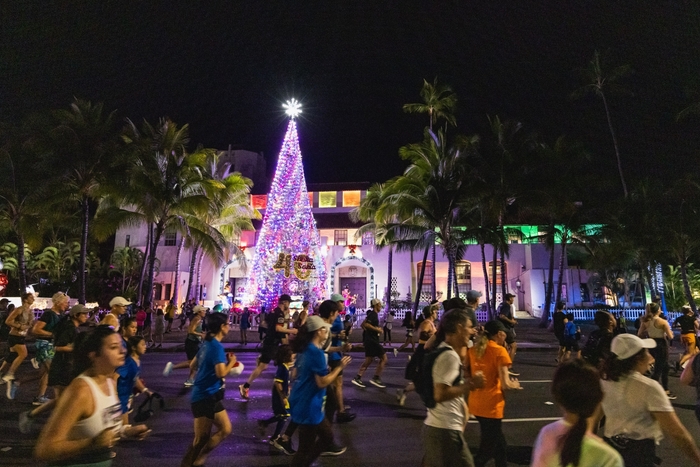 ダウンタウンのイルミネーション