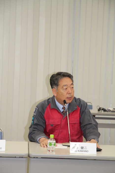 常石造船　河野健二社長あいさつ