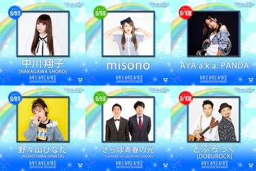 “水掛け×マラソン×音楽エンタメフェス” 「Water Run Festival 2020」 ラインナップ、日割り発表　 ～パワーアップしたRunコンテンツにも注目～