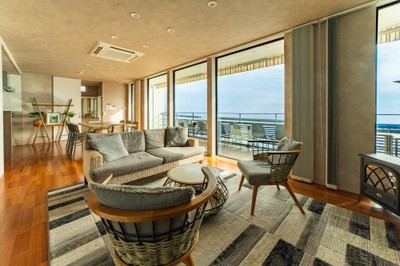 「villa ocean kamaguchi」の２Fリビング