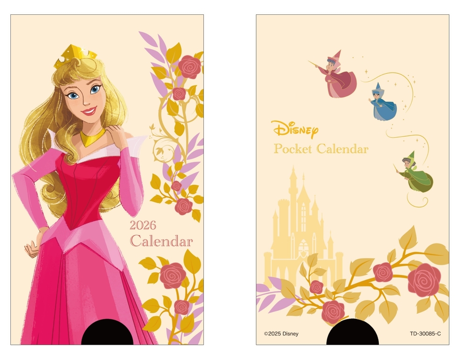 『眠れる森の美女』のオーロラ姫の表紙と裏表紙