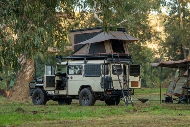 シドニー近郊のキャンプ地