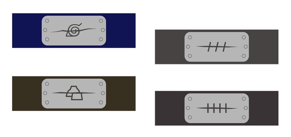 ▲オリジナル額当てヘアバンド（イメージ）