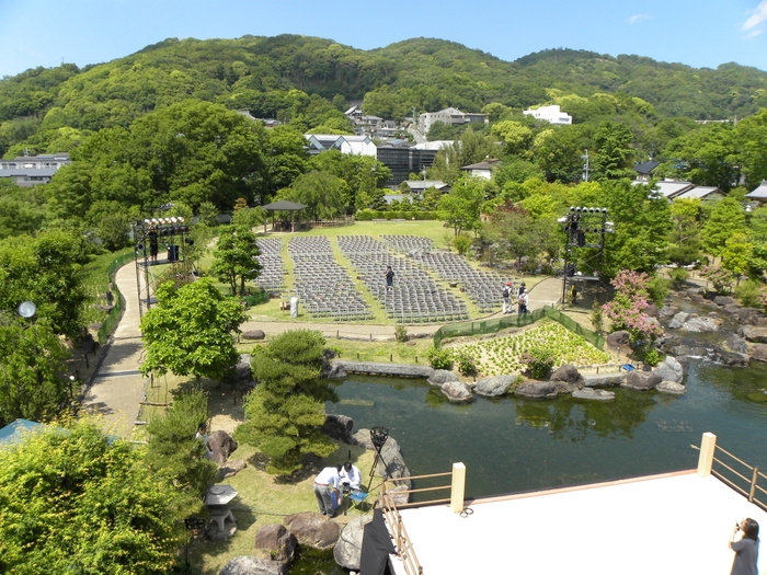 いけだ薪能 客席の様子
