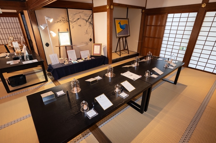 黒書院での作品展示