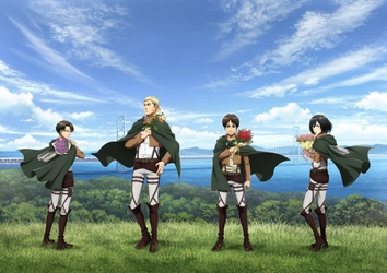 進撃の巨人 エレン・イェーガーの誕生日を淡路島で祝おう！
TVアニメ『進撃の巨人』×ニジゲンノモリ コラボイベント
「ハッピーバースデー エレン！オリジナルステッカー」