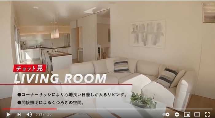 動画再生中画面 3