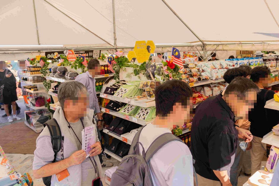 マレーシアフェア2024東京の様子(Halal2Go Mart)