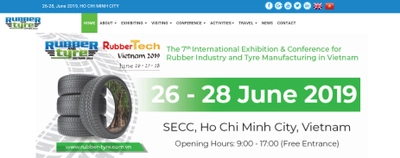 国際展示会 「Rubber and Tyre Expo Vietnam 2019-ベトナムゴムタイヤエキスポ 2019年」の出展お申込み受付開始
