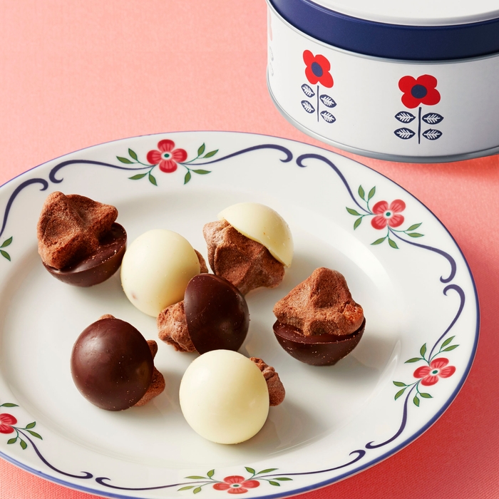 さくさくワッフルがチョコと合体!