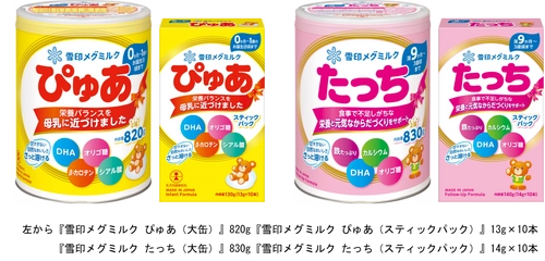 広告費を抑えた“育児応援価格”の粉ミルク 『雪印メグミルク ぴゅあ』『雪印メグミルク たっち』