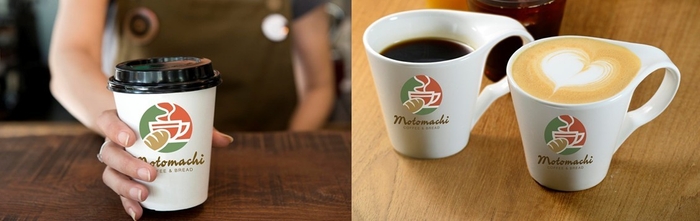 モトマチコーヒー&ブレッド　ふわふわミルクのカフェラテ