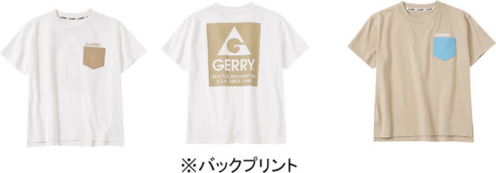 バックロゴTシャツ