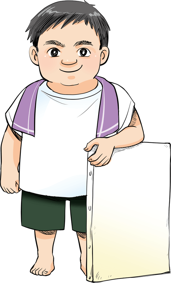 マンガ化プロジェクトのために描かれた小波津有希さんのイラスト