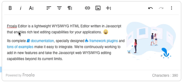 Froala WYSIWYG HTML Editor