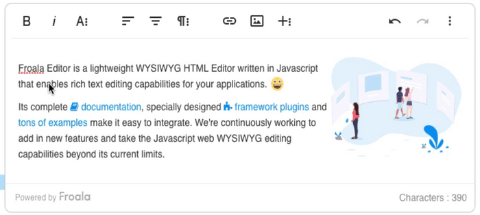 Froala WYSIWYG HTML Editor