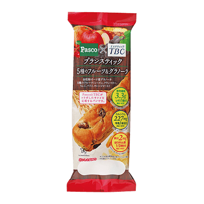 【ブランスティック　5種のフルーツ＆グラノーラ】