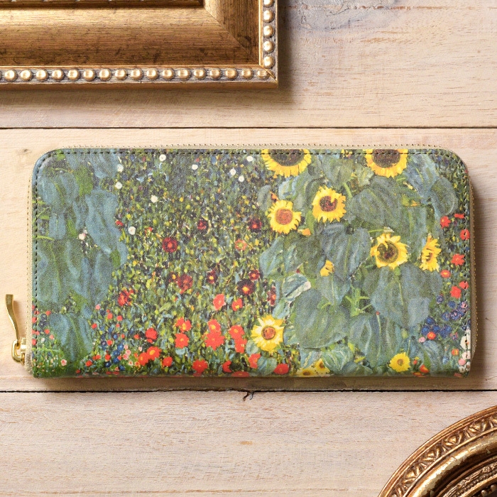 ラウンドファスナー長財布 ガーデン