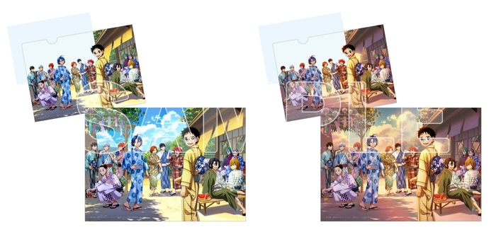 クリアファイル(「入道雲」渋谷ロフト先行販売 「夕涼み」梅田ロフト先行販売)