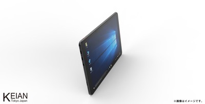 10.5型2 in 1タブレットPC「KI-G105U」本体部画像