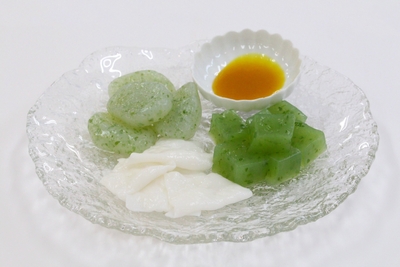 「さしみこんにゃくの日」食べ比べ3種