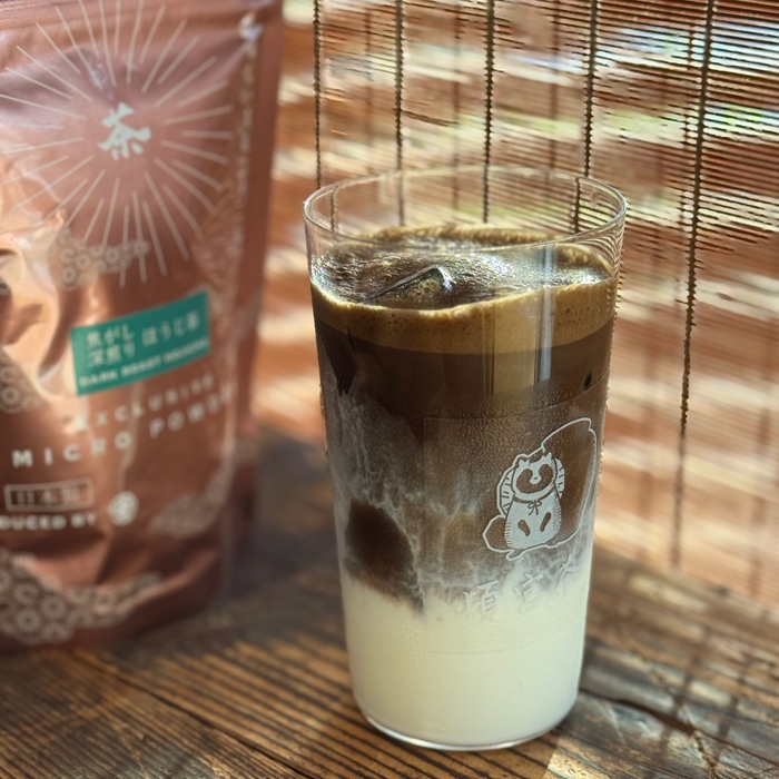 深煎りほうじ茶ラテ