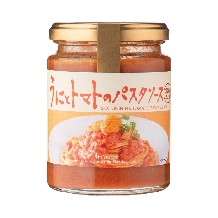 ▲うにとトマトのパスタソース：808円（税込）