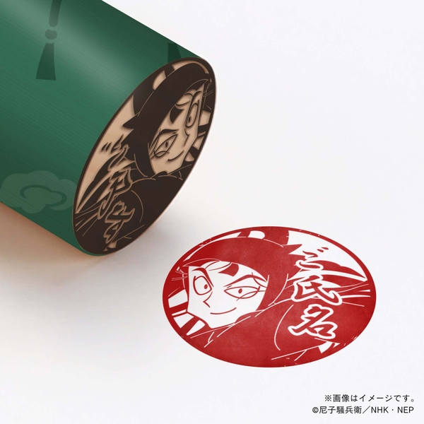 【忍たま乱太郎】 6年生・立花仙蔵 ・丸印18mm