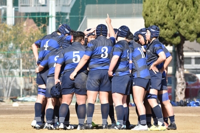 履正社高等学校ラグビー部の練習風景