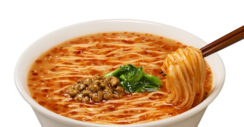 【調理例】マルちゃん正麺　カップ　ごま担々麺