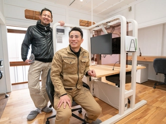 鉄工所がメーカーを目指して作ったオフィス家具 「KAKINE」のショールームをコワーキングスペース 「シンマチ」に設置！