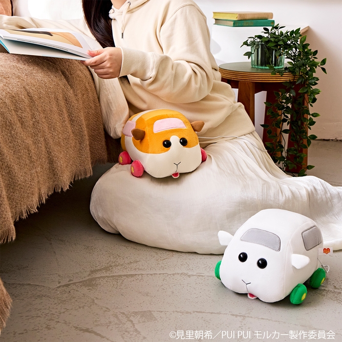 あったかぬいぐるみ PUI PUI モルカー ポテト/シロモ(使用イメージ)