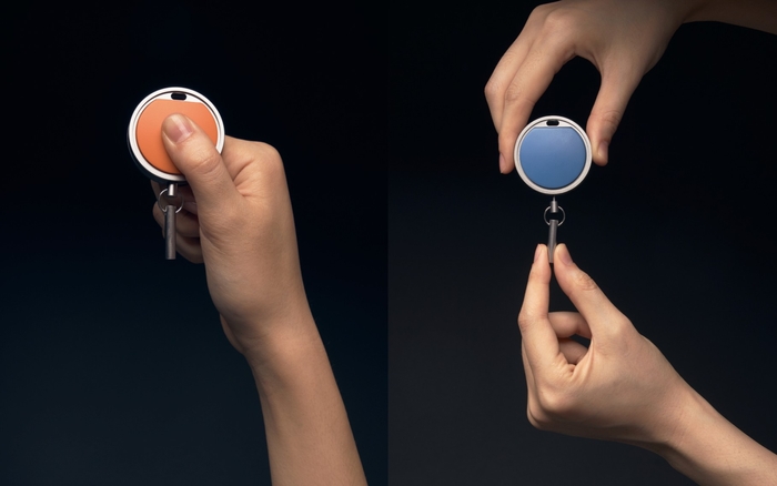 ボタン操作で着信音、ピンを引くとSOS通知