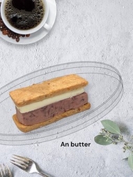 ポルボロンバターサンド 十勝産つぶあんバター