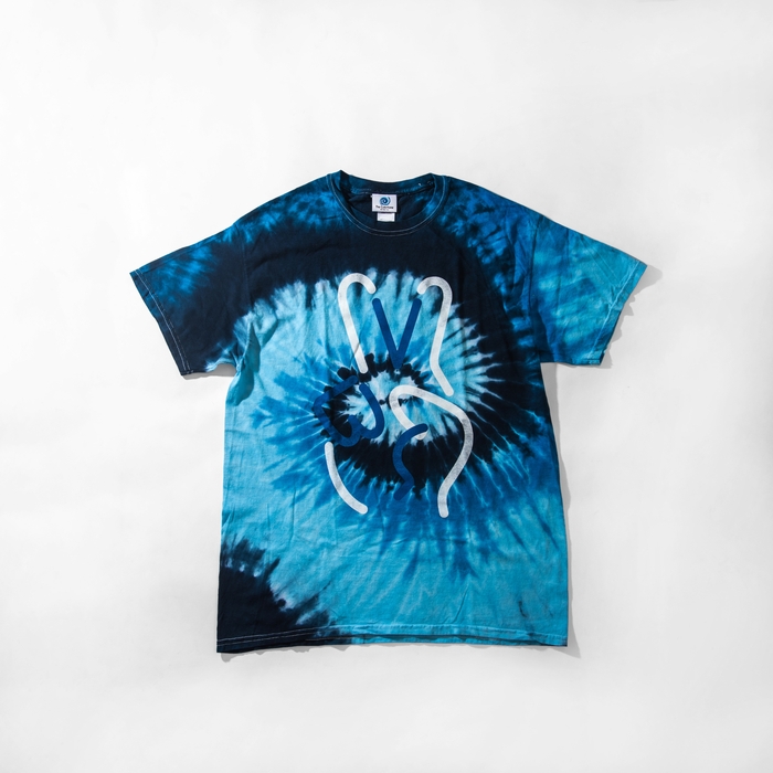 Victory Tie Dye Tee blue ocean