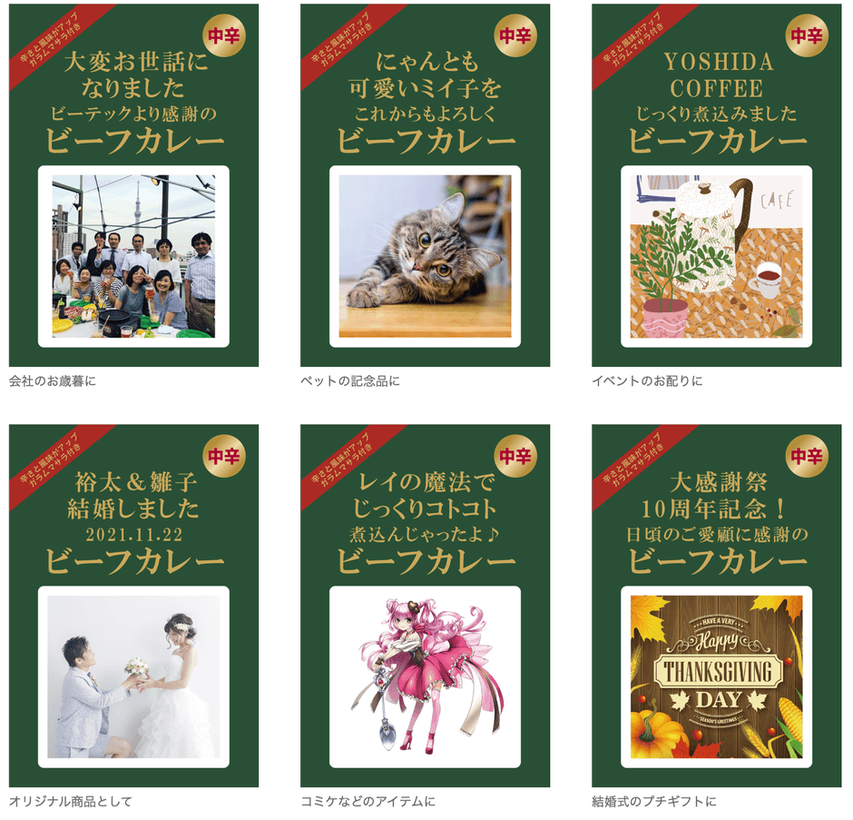 ビーフカレー/オリジナルオーダー 作例