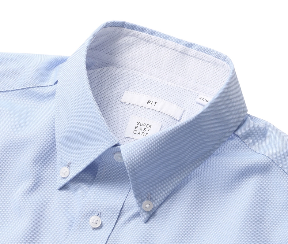 襟の内側と肩部分のメッシュ裏地