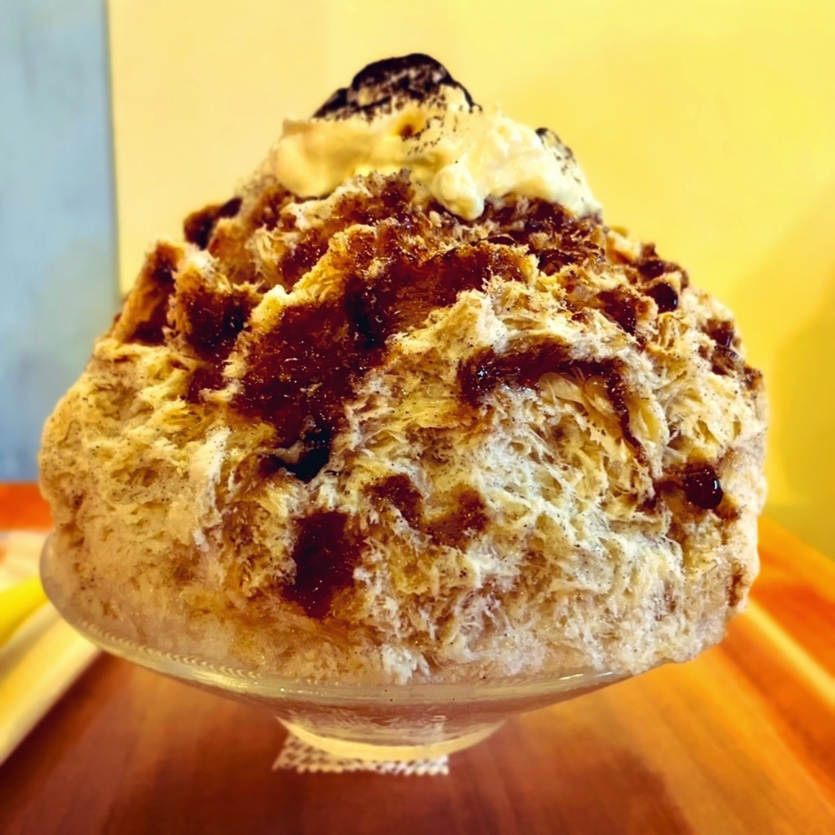 さつまいもアールグレイカラメルティラミストッピング