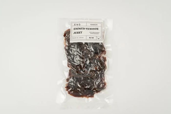 鹿肉ジビエ燻製ジャーキー
