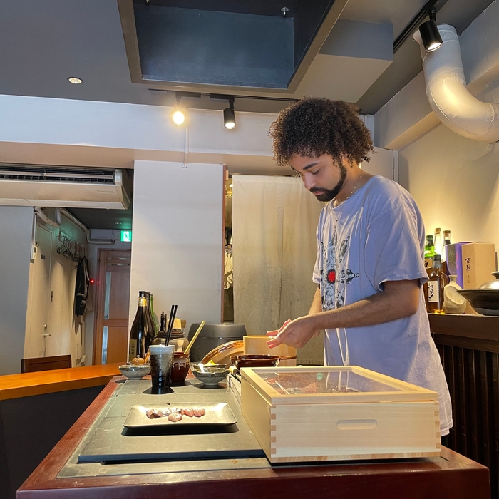 鮨職人になった気持ちで握ります