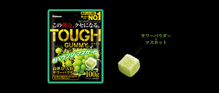 150円/個 タフグミ 【 72個 セット 】 バウンシーマスカット タフグミ8袋 バウンシーマスカット マスカットソーダ味 期間限定 数量