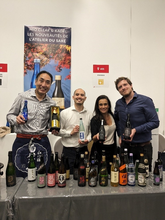 宝酒造インターナショナルおよびフーデックス社の出展スタッフ