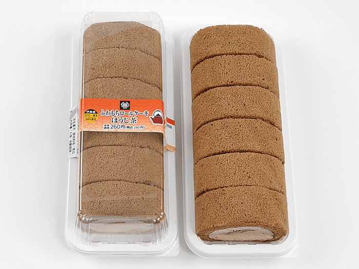 ふわもちロールケーキ ほうじ茶