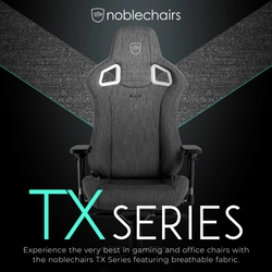 通気性の高いファブリック素材のゲーミングチェア noblechairsから新シリーズ「TX」を コストコオンラインで2月17日発売