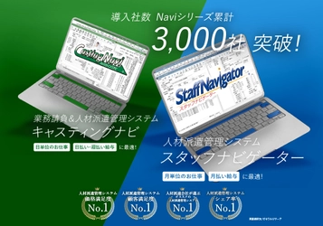 人材派遣管理システム 【スタッフナビゲーター／キャスティングナビ】 月額プランの提供を開始